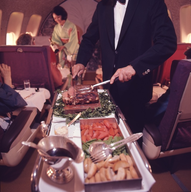 *1972年6月 B747 F-CLS 機内サービス CB-25130