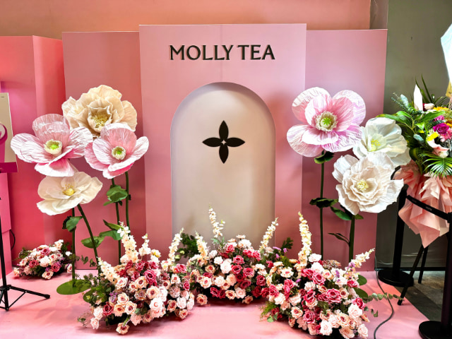 MOLLY TEA シンガポール フォトスポットに最適