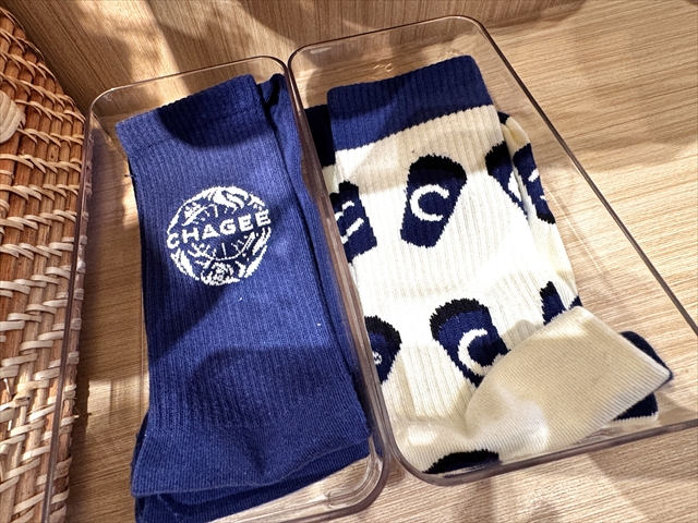 CHAGEE Pagoda House店限定のソックス