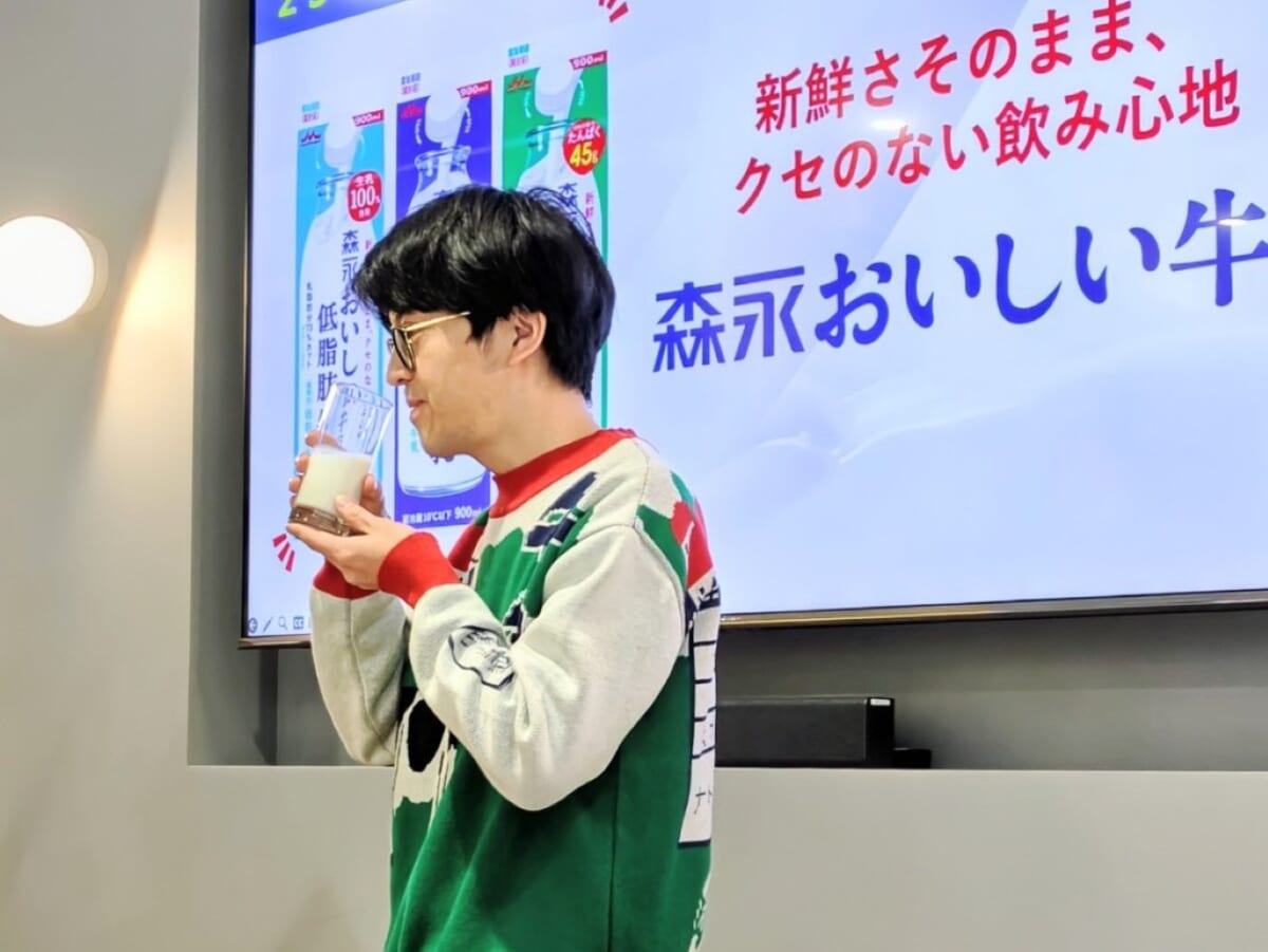 森永乳業・2026年3月10日『森永のおいしい牛乳』リニューアル発表会にて(ミルクマイスター®高砂さん)4