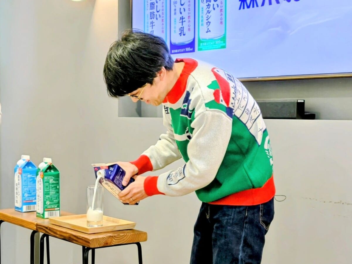 森永乳業・2026年3月10日『森永のおいしい牛乳』リニューアル発表会にて（ミルクマイスター®高砂さん）5
