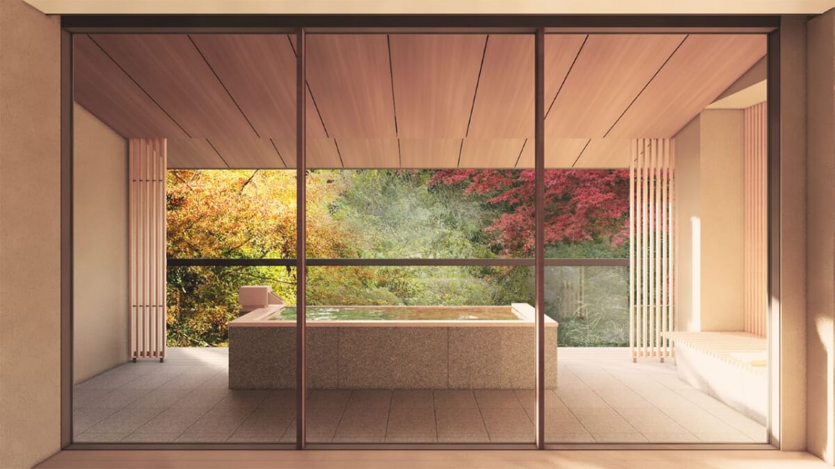 【奥湯河原の温泉旅館・結唯】源泉掛け流しの天然温泉とサウナ付き「私邸型ラグジュアリー客室」オープン