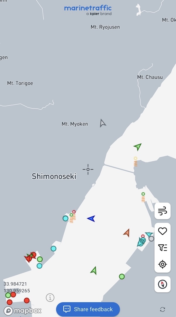 海峡ステイ　MarineTraffic 2