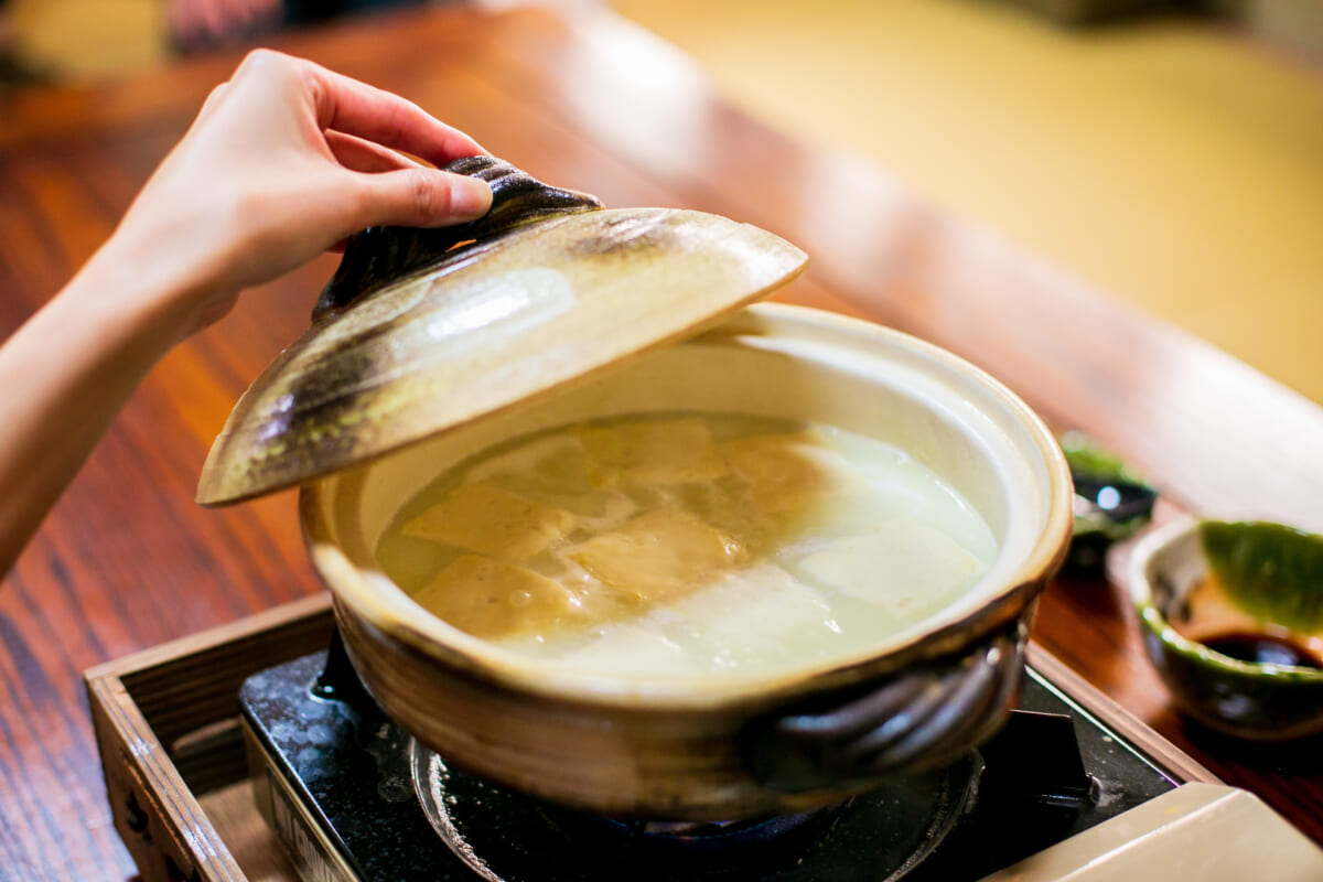 「雀（すずめ）のお宿 磯部館」の鉱泉豆腐