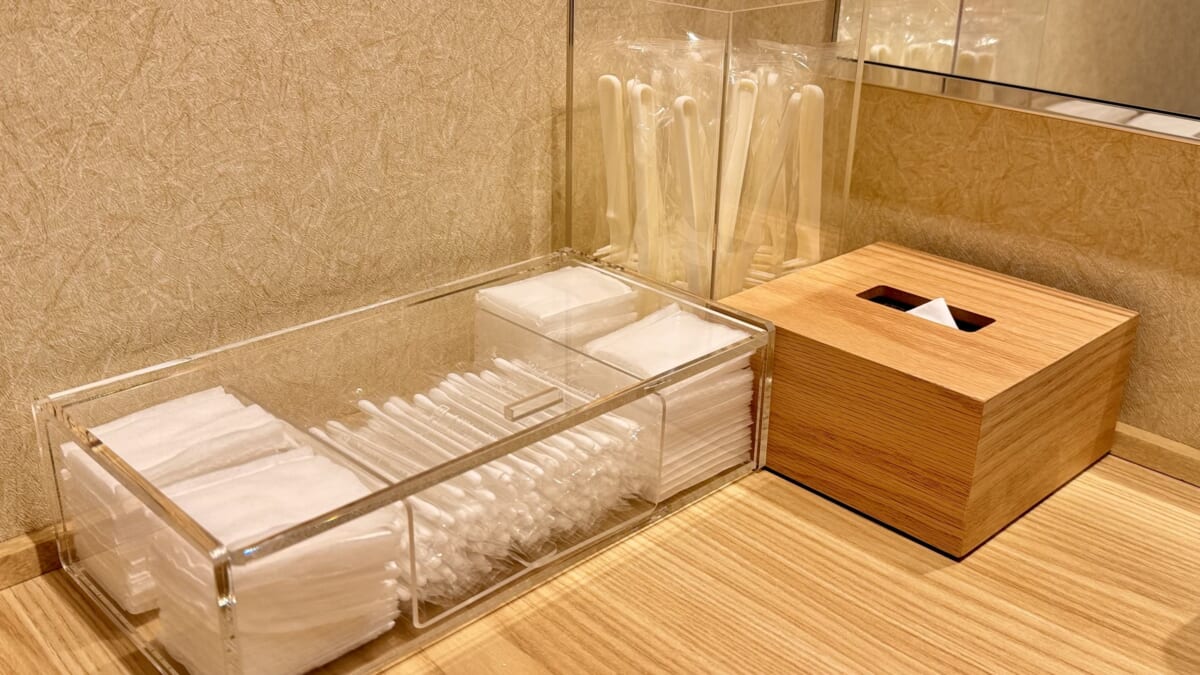 「リーガロイヤルリゾート沖縄 北谷」大浴場、女湯アメニティ