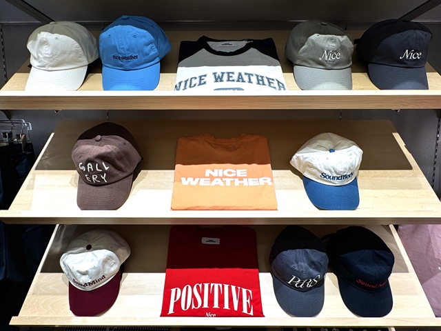 NICE WEATHER SHINJUKU キャップ