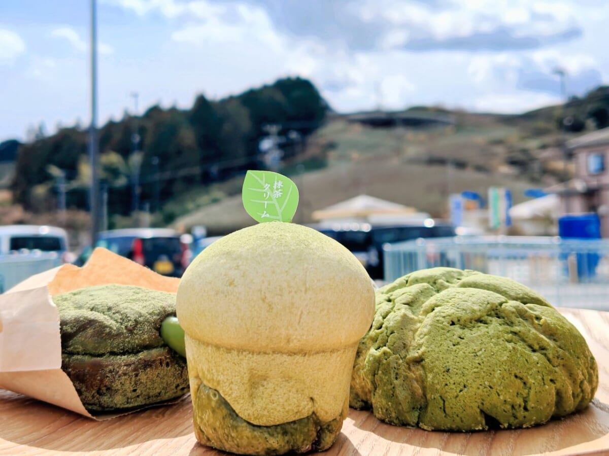 静岡県牧之原市・「道の駅 そらっと牧之原」内の「さとりベーカリー」の商品