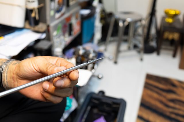 サクヤンの施術で使用するメタルロッド