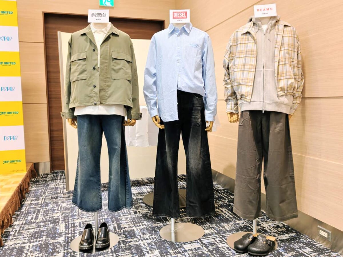 千葉県千葉市・ペリエ千葉、2026年4月24日（金）～2026年5月10日（日）ジェフユナイテッド市原・千葉J1昇格記念第2弾「GW限定！ジェフ オリジナルステッカー プレゼントキャンペーン」（2026年4月19日のイベントの様子・選手おすすめコーディネート）