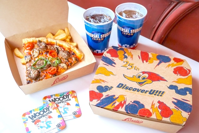 USJ　ルイズ N.Y. ピザパーラー　ピザボックス　re