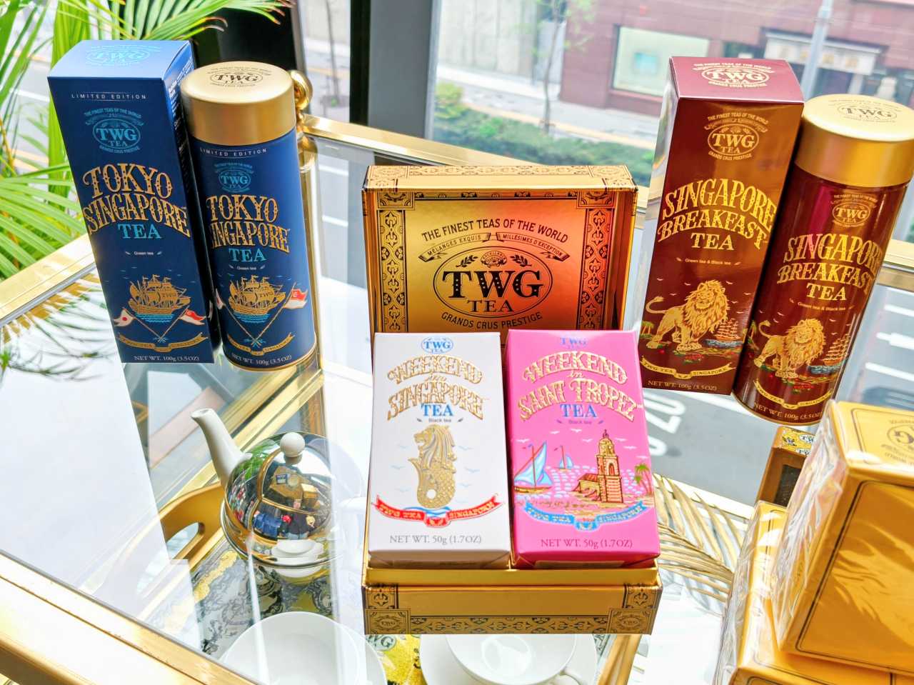 東京都中央区・「TWG Tea 銀座」Singapore Breakfast Tea、Weekend Tea Collection、Tokyo-Singapore Tea