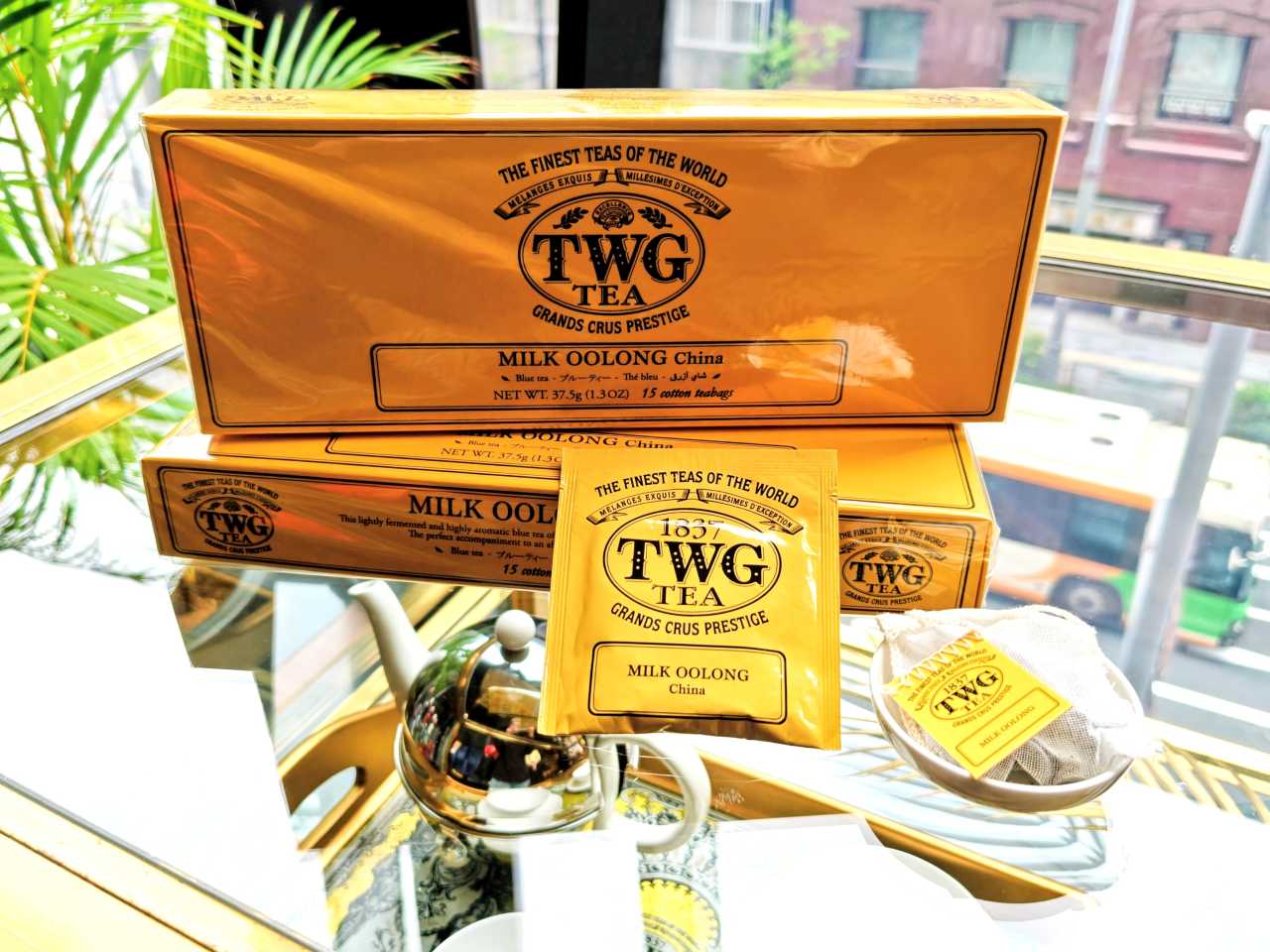 東京都中央区・「TWG Tea 銀座」Milk Oolong