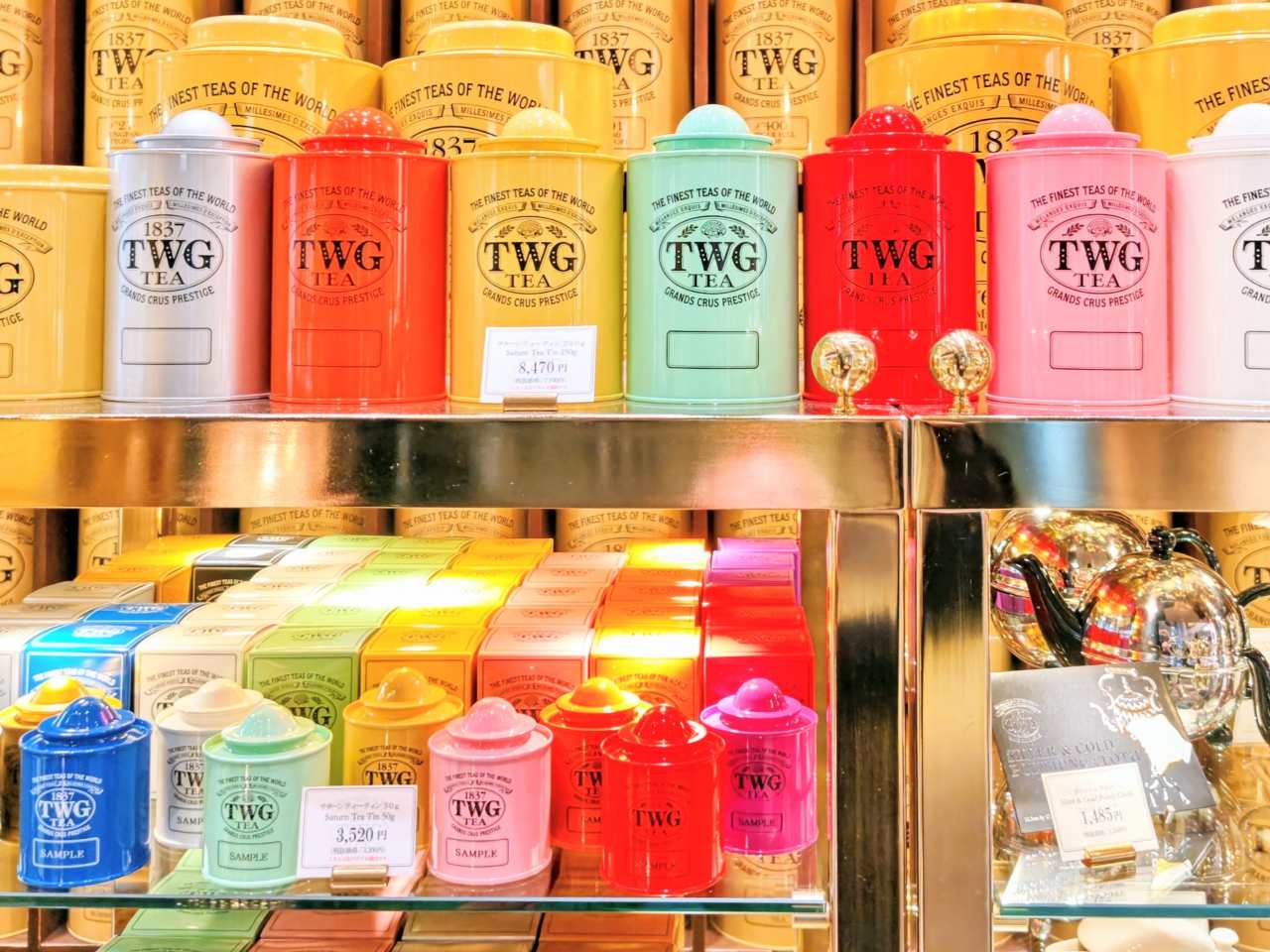 東京都中央区・「TWG Tea 銀座」ティーティン