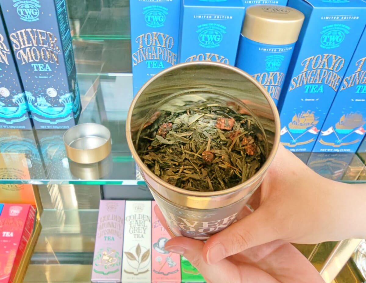 東京都中央区・「TWG Tea 銀座」Silver Moon Teaの茶葉