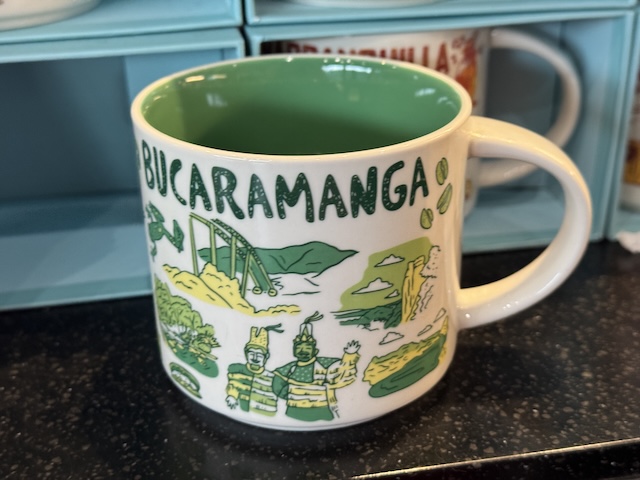 世界のスタバ　コロンビア　ボゴタ　コーヒー大国　限定マグ