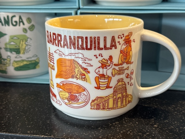 世界のスタバ　コロンビア　ボゴタ　コーヒー大国　限定マグ