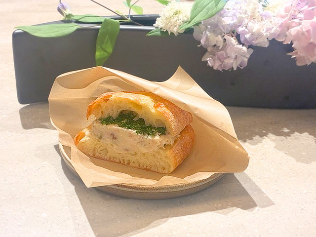 さばポテト サンドイッチ