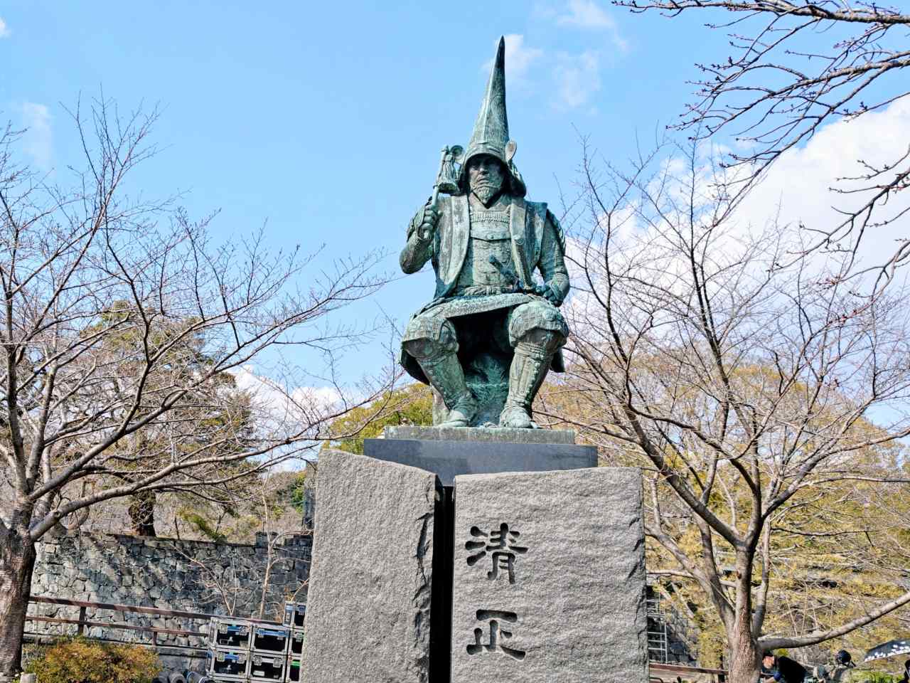 熊本県熊本市・「熊本城」加藤清正像
