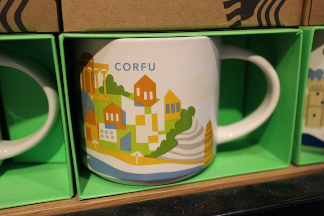 ギリシャ　アテネ　スタバ　世界のスタバ　マグカップ　コルフ