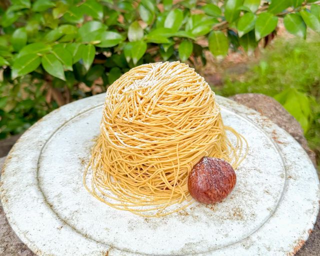 丹波栗のしぼりたてモンブラン～夏季限定 やわもちアイス仕立て～