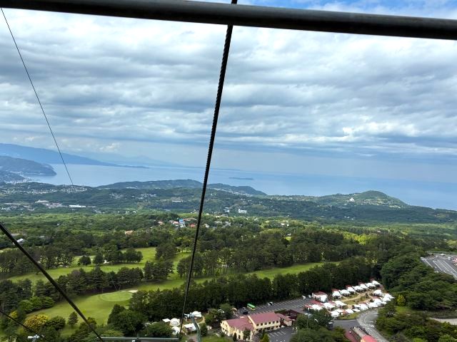 大室山のリフト