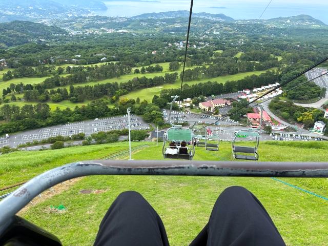 大室山のリフト