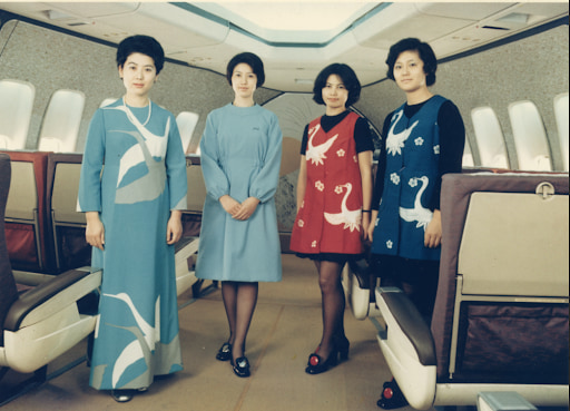 JAL5代目制服 ロングワンピース・エプロンなど