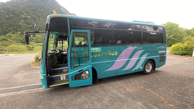 阿寺渓谷　シャトルバス