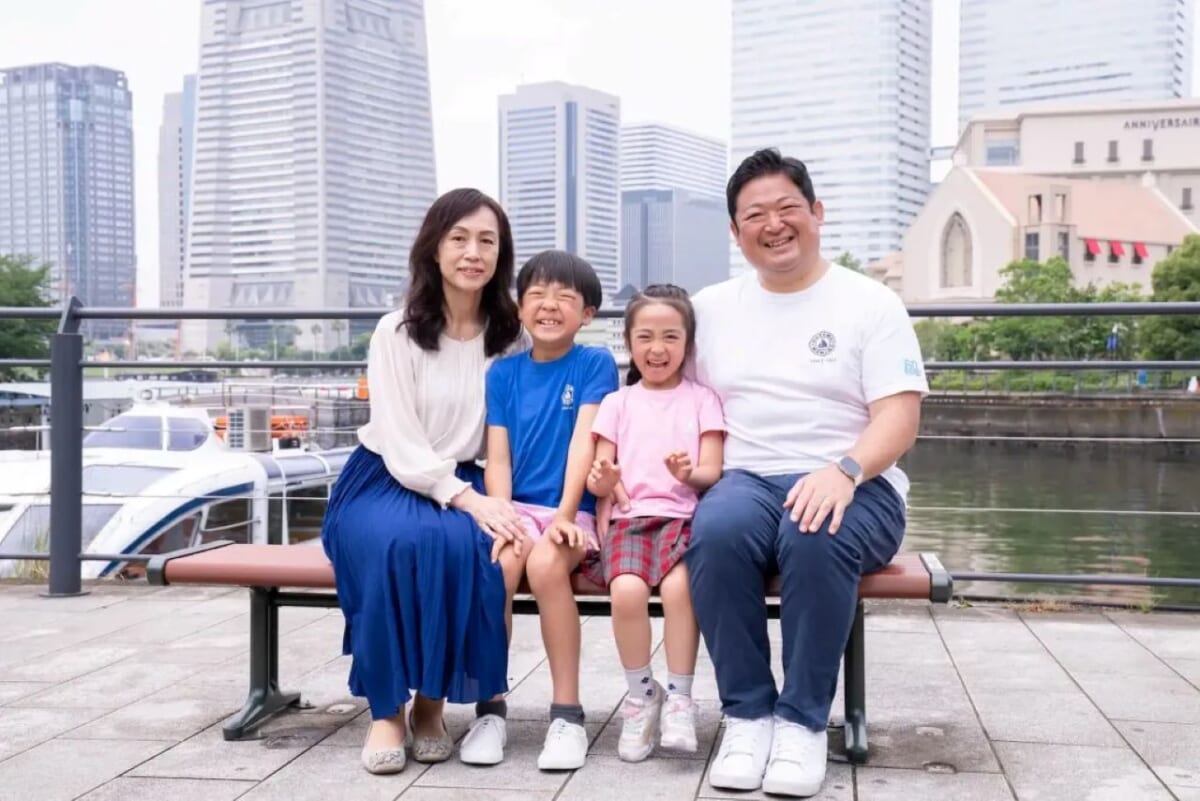 神奈川県横浜市・東京から横浜市青葉区へ移住された安倍さんご家族／横浜移住サイト〜だから横浜で暮らしたい〜（画像提供：横浜市政策経営局シティプロモーション推進室)