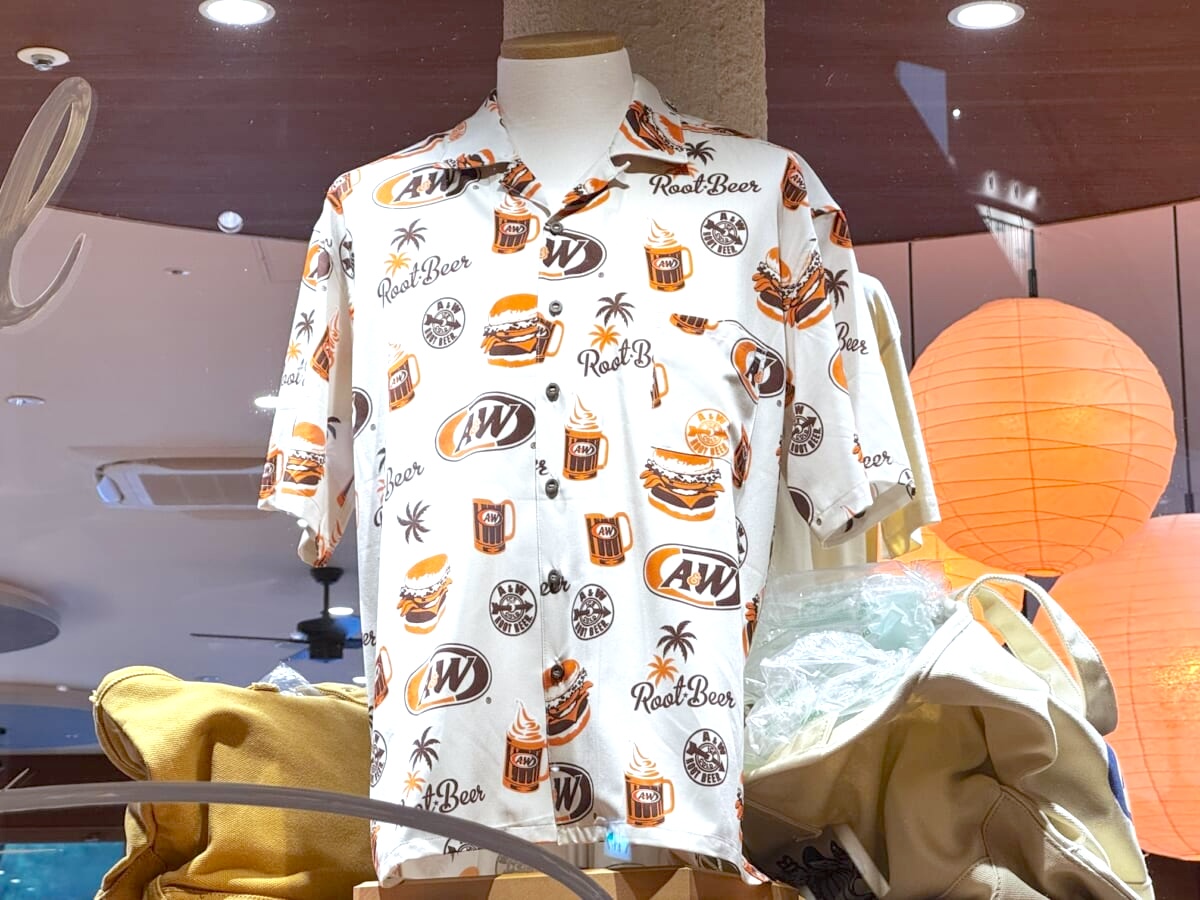 プラザハウス店限定「A&Wオリジナルアロハシャツ」