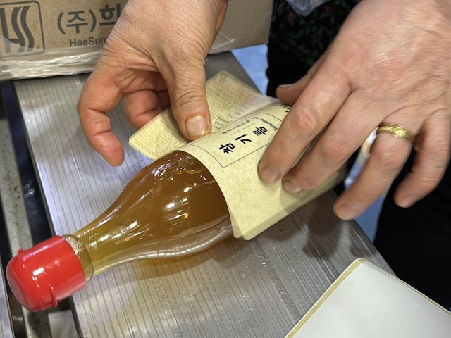 中部市場 忠北製油所 ごま油　ソウル　お土産