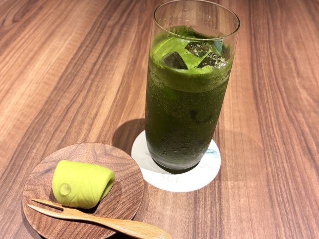 「箱根強羅 KAIKA」のウェルカムドリンク
