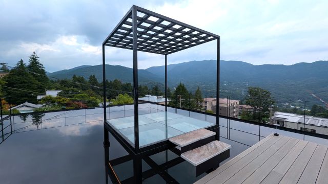 「箱根強羅 KAIKA」の天空茶室