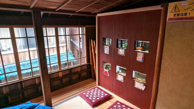 おばま水族館の2階展示スペース