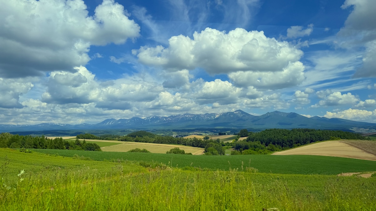 北海道　富良野の丘　絶景