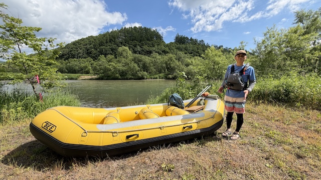 北海道　富良野　空知川　ウッキーズ　川下り　ラフティング