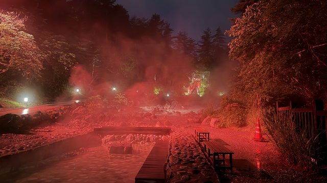 夜の西の河原公園