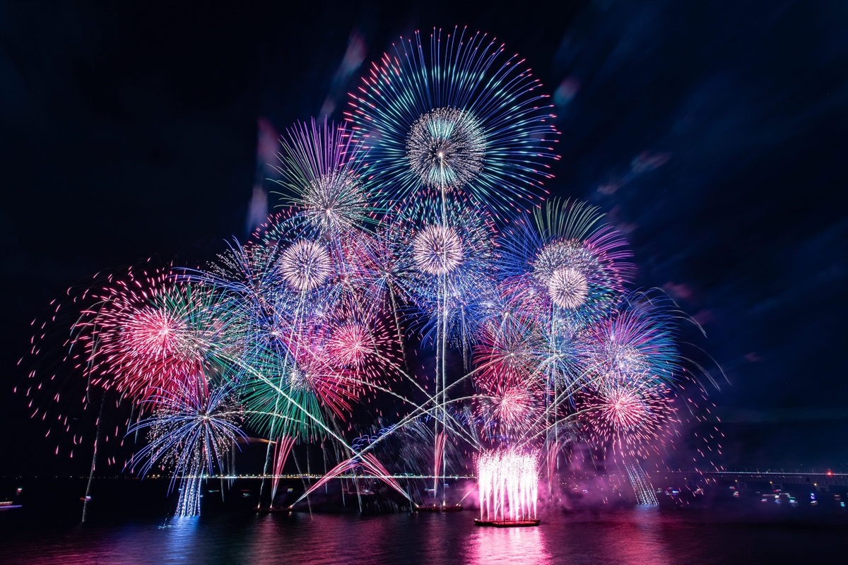 【大阪芸術花火2026】音楽とシンクロする花火エンターテインメント！りんくう公園で10月31日開催