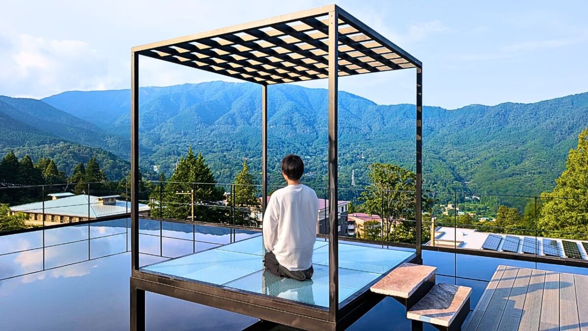 「箱根強羅 KAIKA」の天空茶室