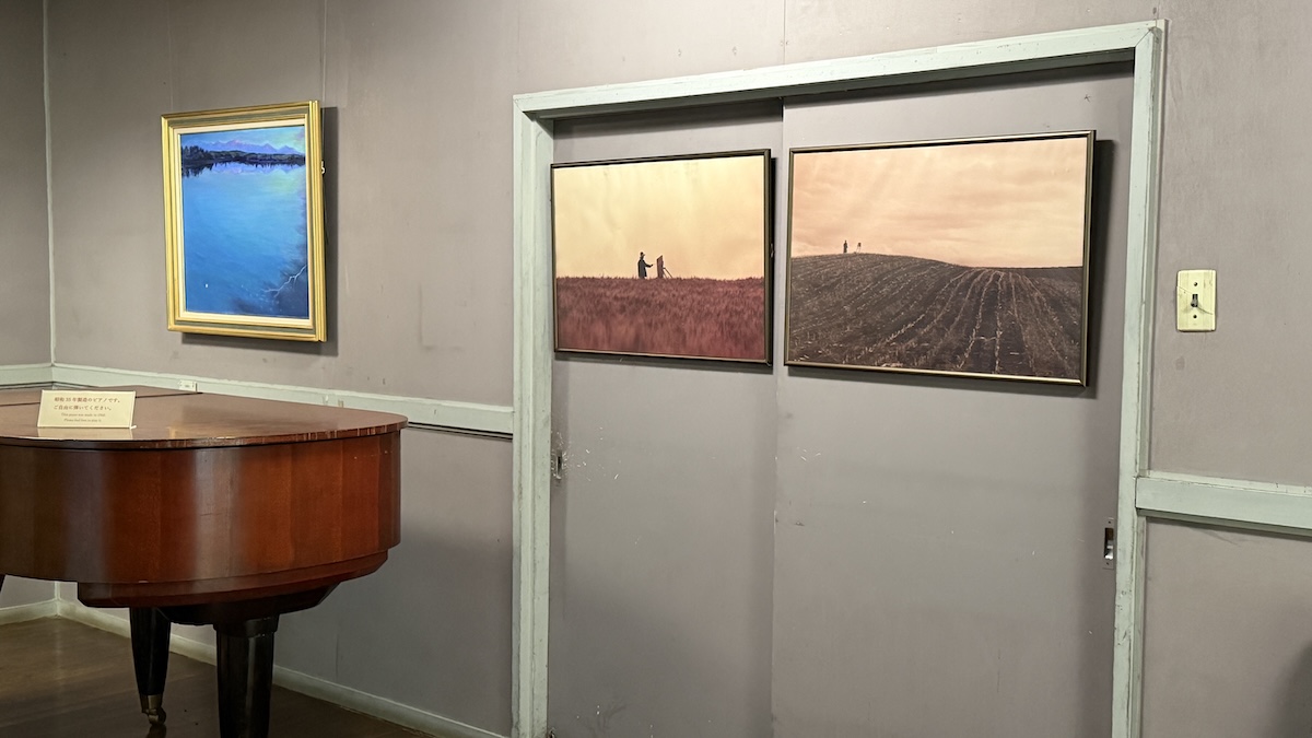 北海道風景画館｜風景画家の庭　展示03 丘の風景