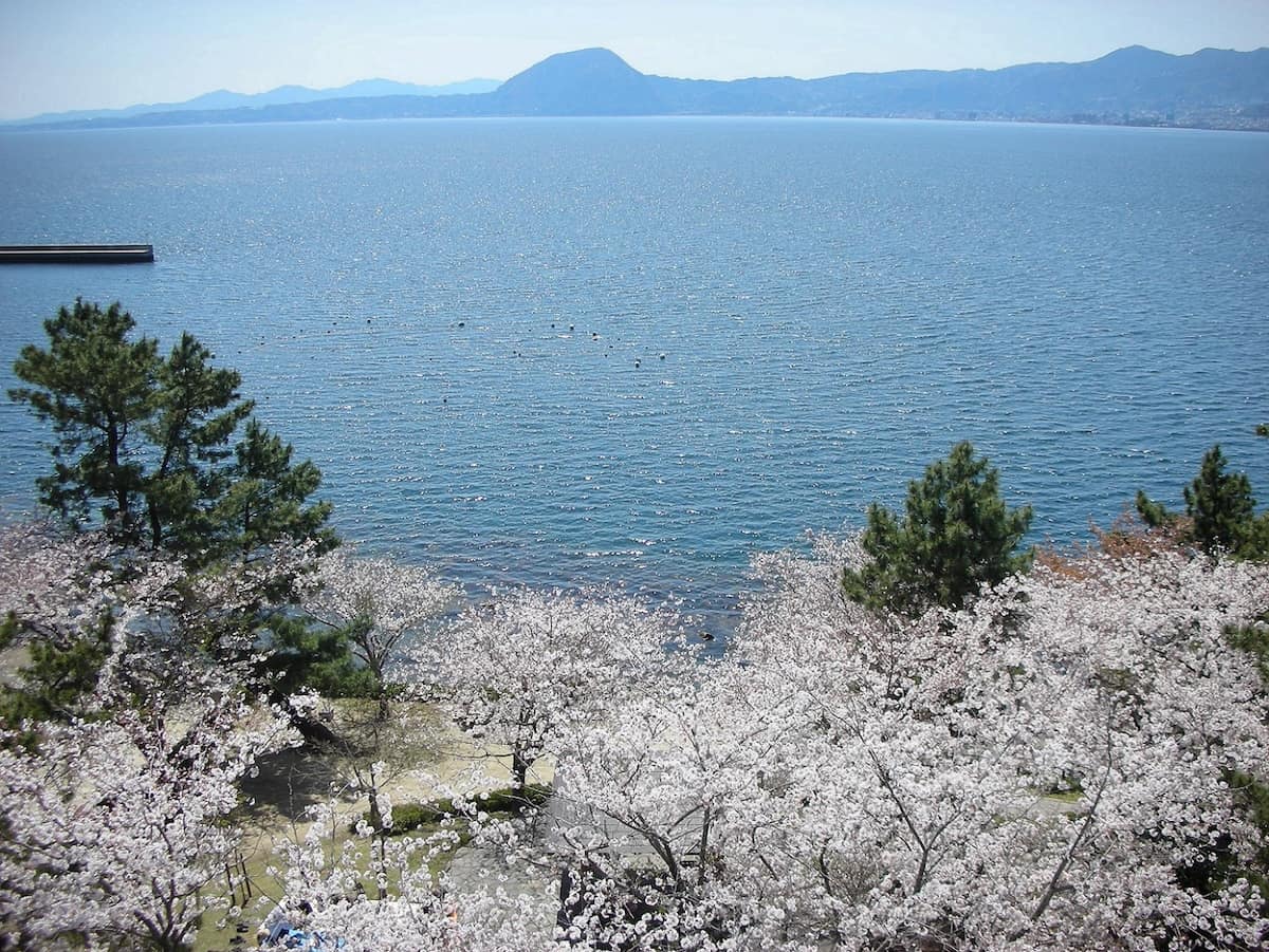 大分県　日出町　日出城址からの眺望