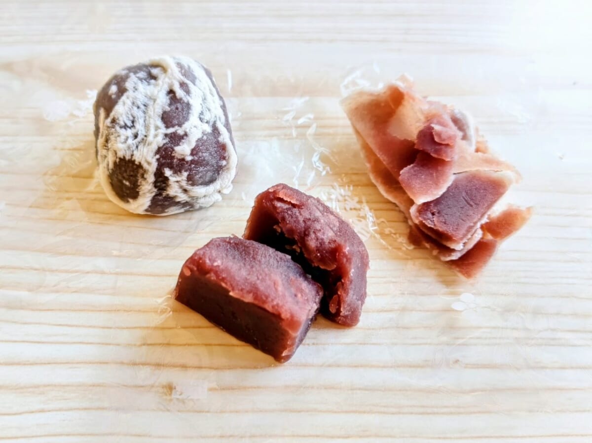 岡山県倉敷市・株式会社大手饅頭伊部屋「大手まんぢゅう」お汁粉風アレンジ