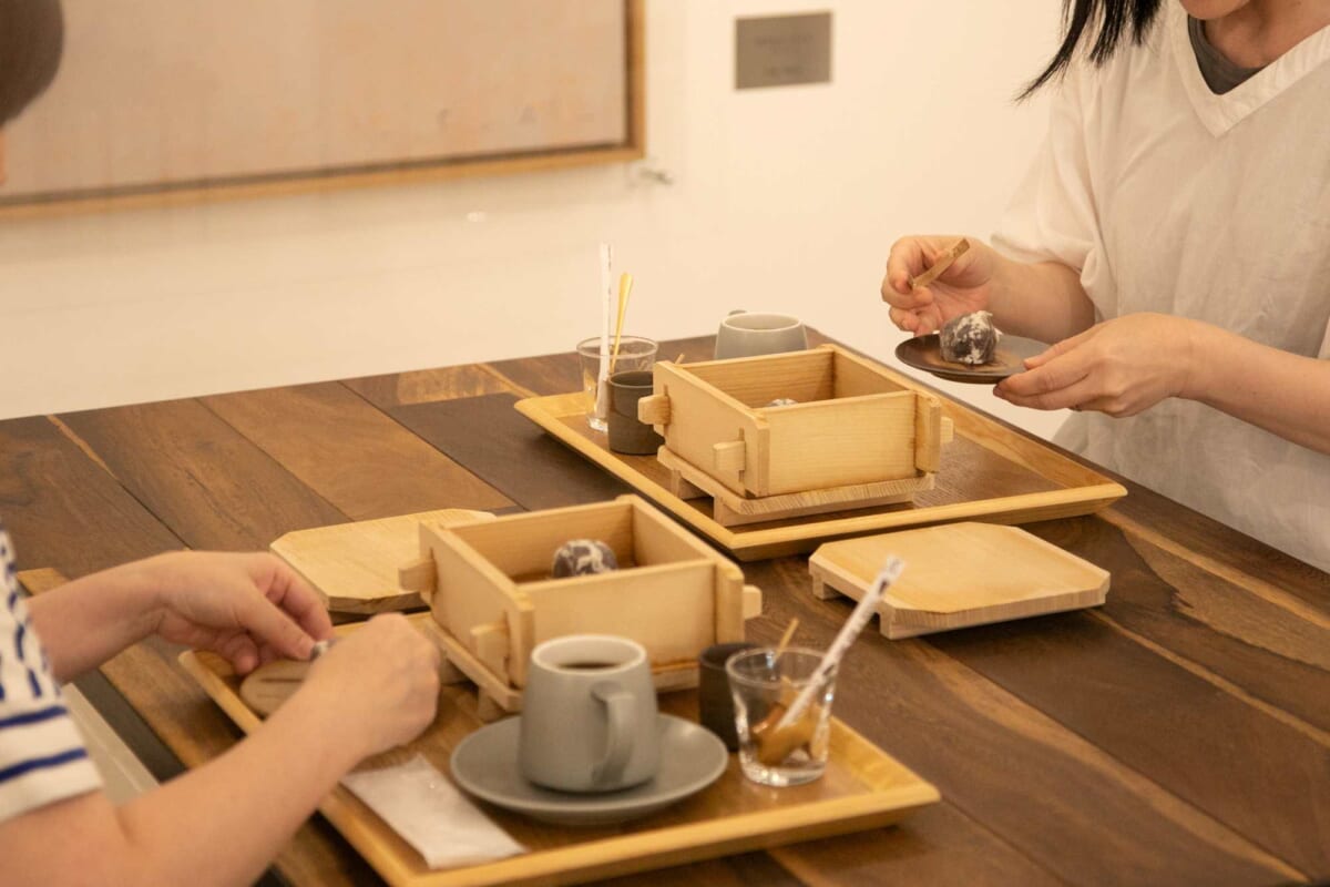 岡山県倉敷市・「大手まんぢゅうカフェ」カフェ（画像提供：株式会社大手饅頭伊部屋）