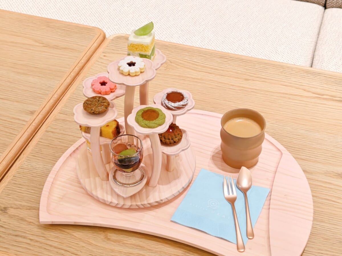 東京都八王子市・「アトリエうかい Cafe & Factory HACHIOJI」、カフェ限定「本日のフールセックから5種＆季節のプティフール」