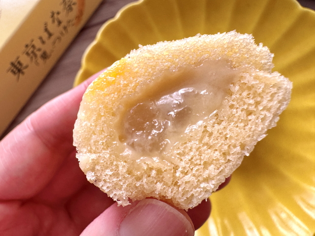 35周年東京ばな奈 ダブルバナナ味 断面