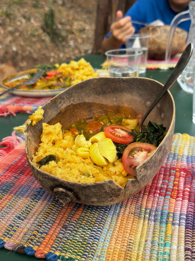 ラスタマンの家で食べた、ジャマイカ料理