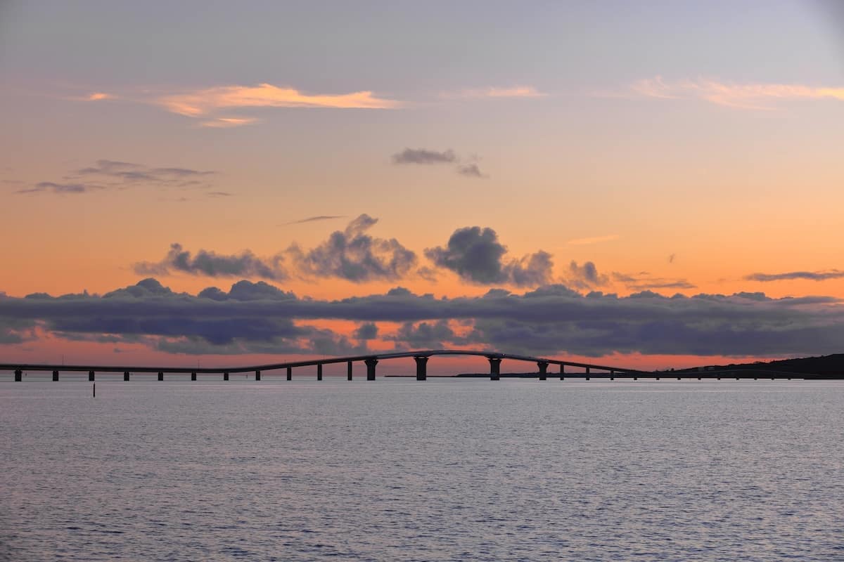 宮古島 伊良部大橋 夕焼け
