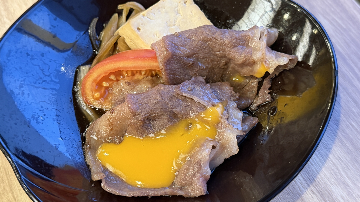 大江戸温泉物語かいけ 黒毛和牛ロース焼きすき