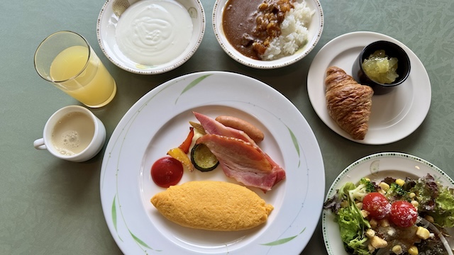 十和田プリンスホテル　朝食ビュッフェ　洋食