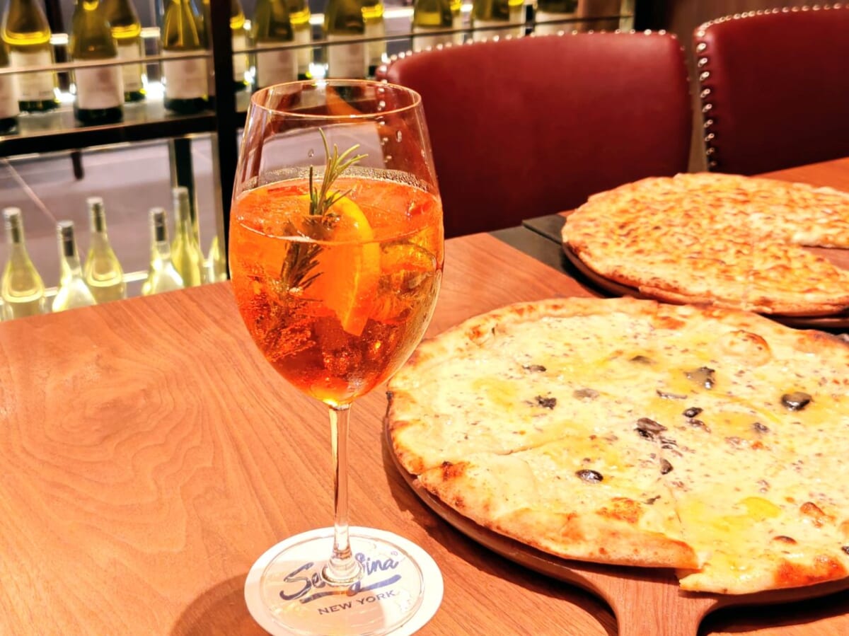 東京都港区・「Serafina NEW YORK 赤坂店」アペロール スプリッツァー